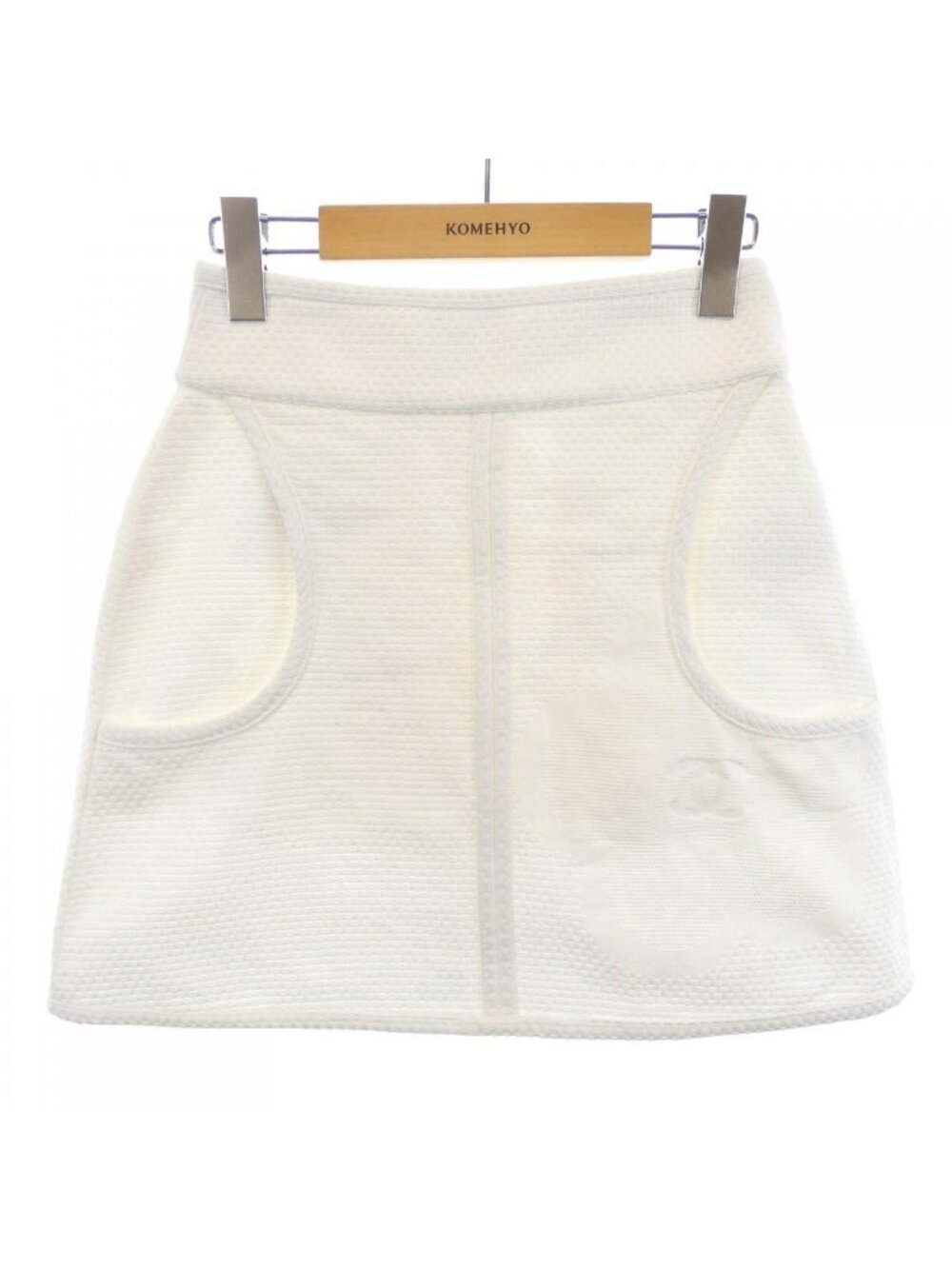 Chanel 09P Skirt White